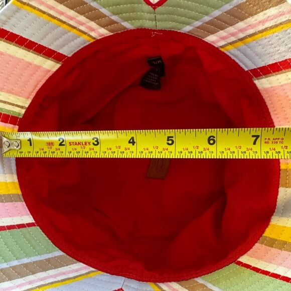 🧡💚 Coach Multicolor striped bucket hat - Picture 9 of 11